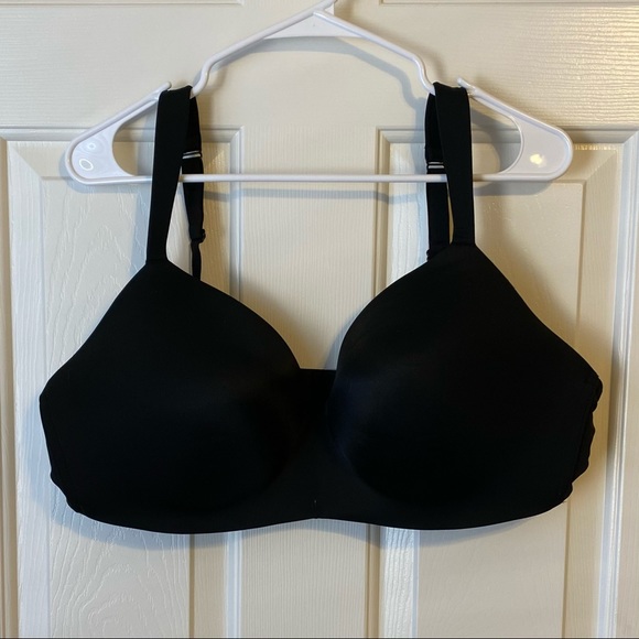 CACIQUE Black Satin Bra 42DD - Picture 4 of 11